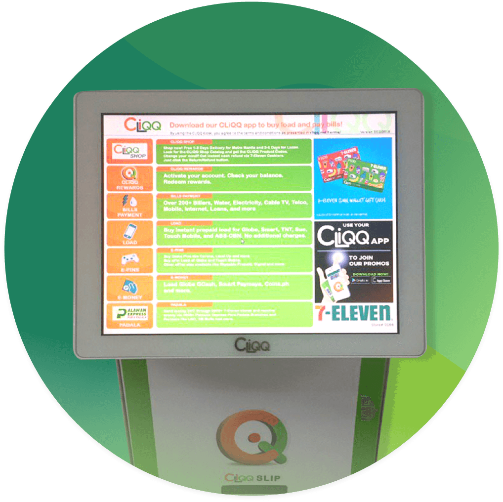 CLiQQ Kiosk